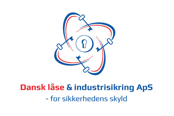 Dansk laaseservice logo design