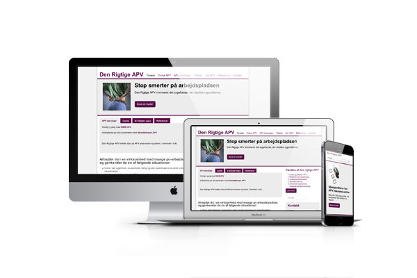 Responsive webdesign til Den rigtige APV