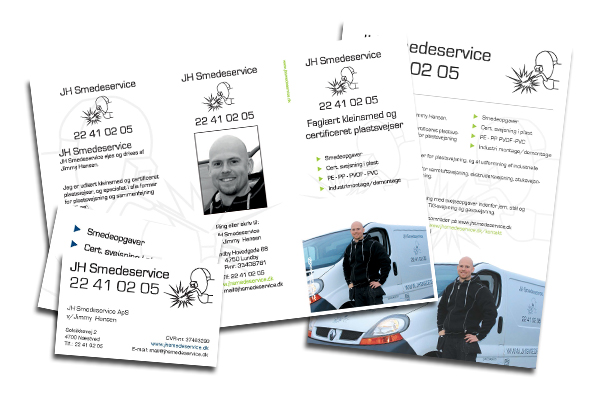 flyers til JH Smedeservice